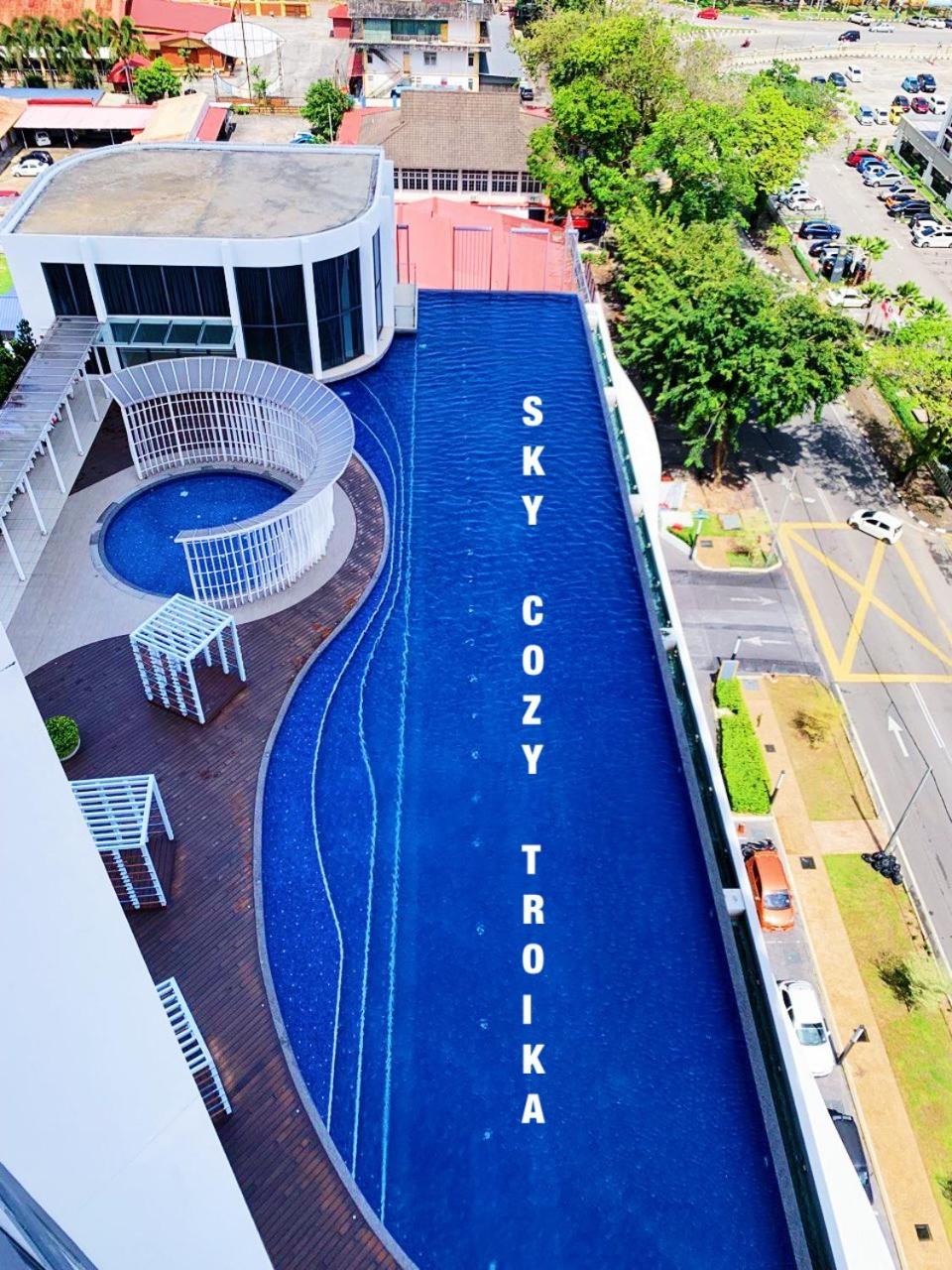 Sky Cozy Troika Residence, 1 Bedroom 4-6 Pax, 2 Bedrooms 6-8 Pax, Pool Vew, Sky & City View, Free Parking, Pool, Unlimited Wifi & Netflix Кота Бару Екстериор снимка